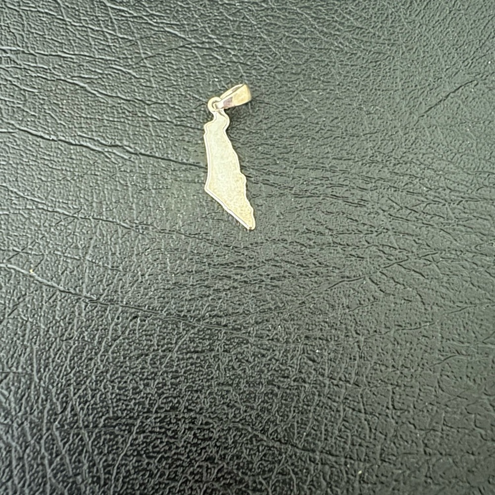 Silver State-Shaped Pendant